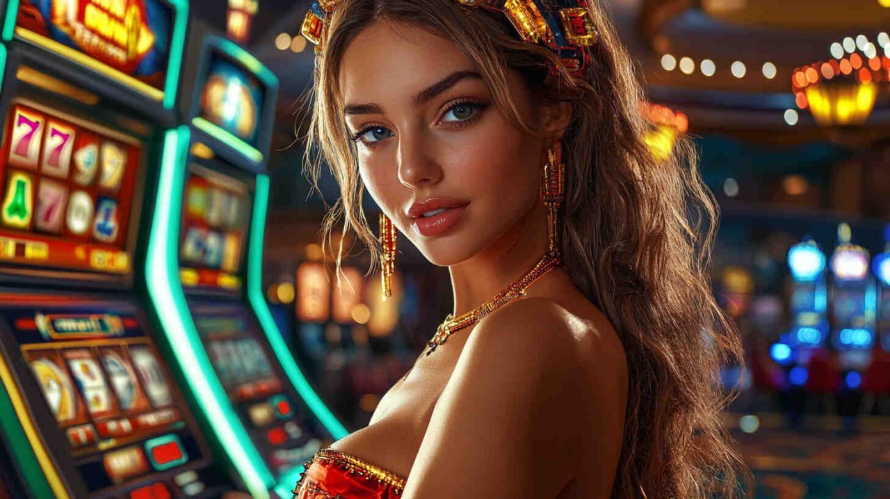 Multi-camera live-dealer studio with real dealer at blackjack table